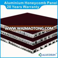 Exterior aluminium honeycomb panel